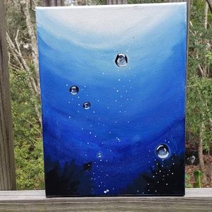 11x14 acrylic water painting